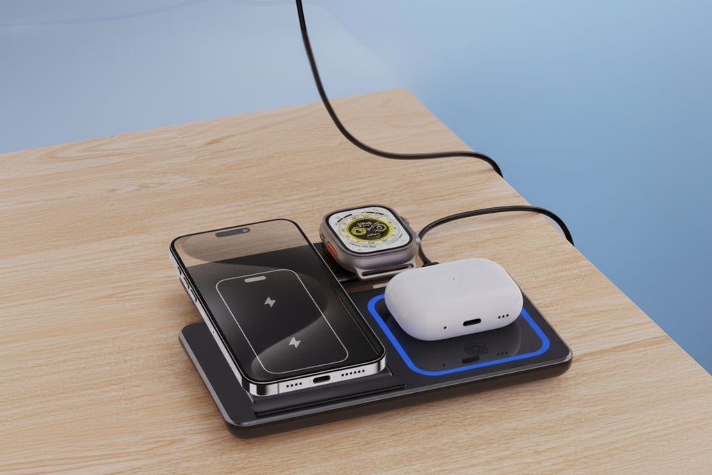 3-in-1 Foldable Wireless Charging Station