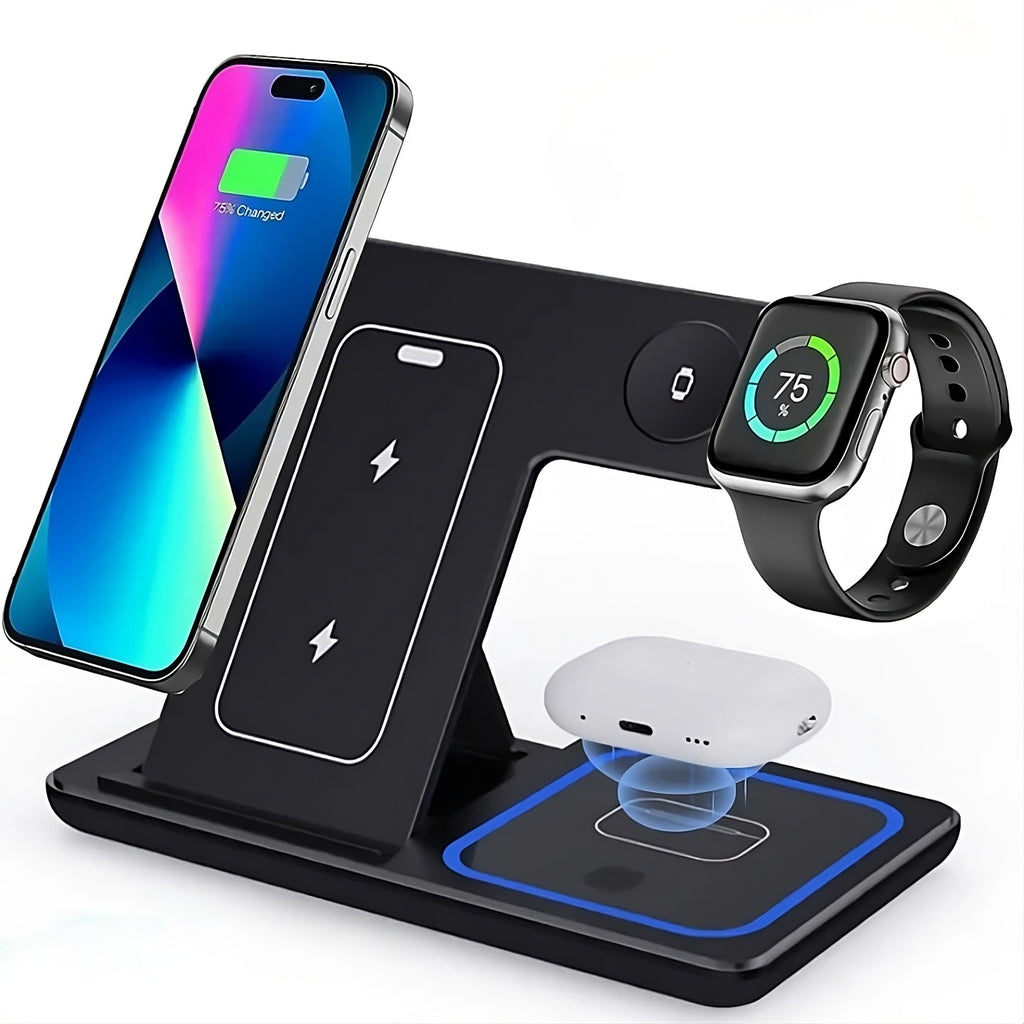 3-in-1 Foldable Wireless Charging Station